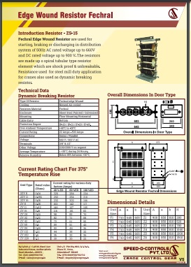 Fechral edge wound resistor dealer in Chennai