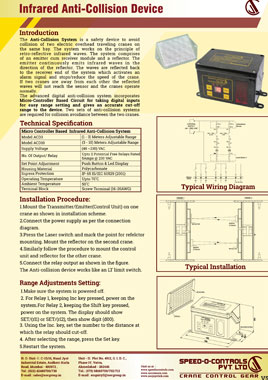 Infrared Anti Collision Device Supplier in India